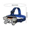 LED Five-Core Headlamp Rechargeable Outdoor Fishing And Mining Lamp With Long Battery Life