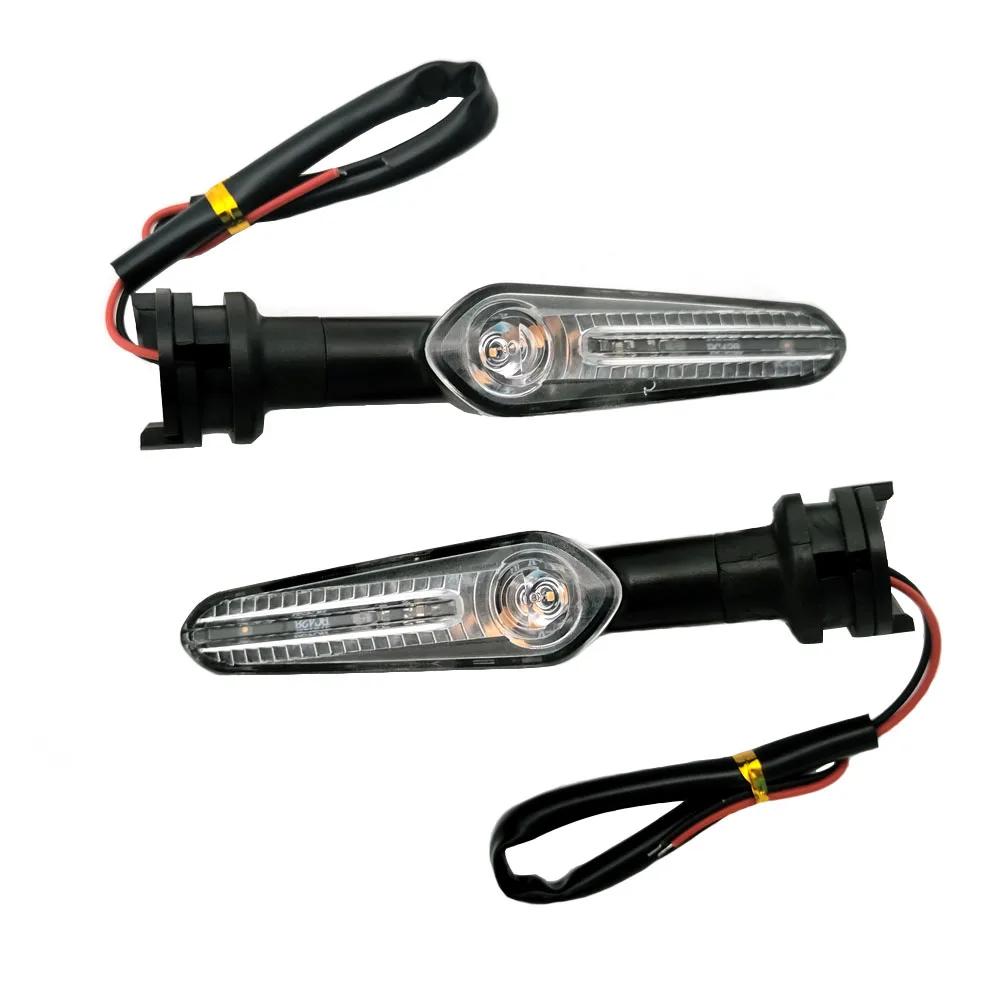 A Pair Motorcycle Turn Signal Light Moto Flashing Light Clignotant Moto Led for YAMAHA MT07 Tracer 700 XJ6 FZ6 MT09 900 MT10