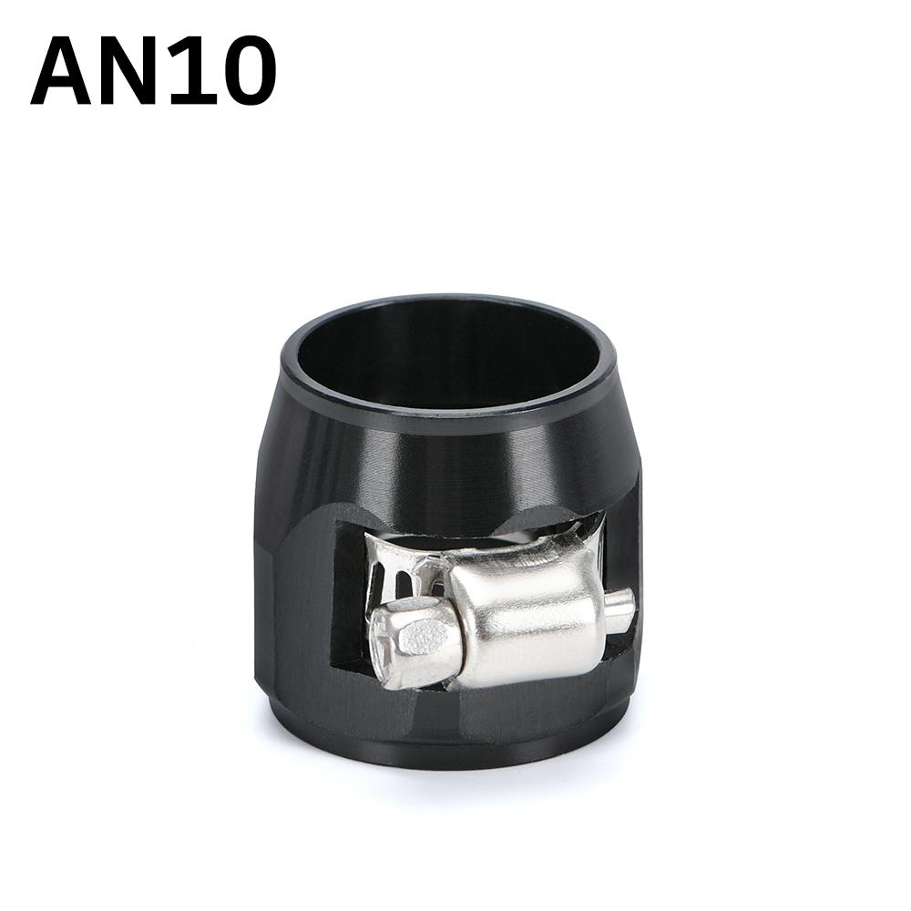1pcs Hose Clamp AN4 AN6 AN8 AN10 AN12 Fuel Pipe Clip Oil Water Tube Hose Fittings Finisher Clamps Hex Finishers