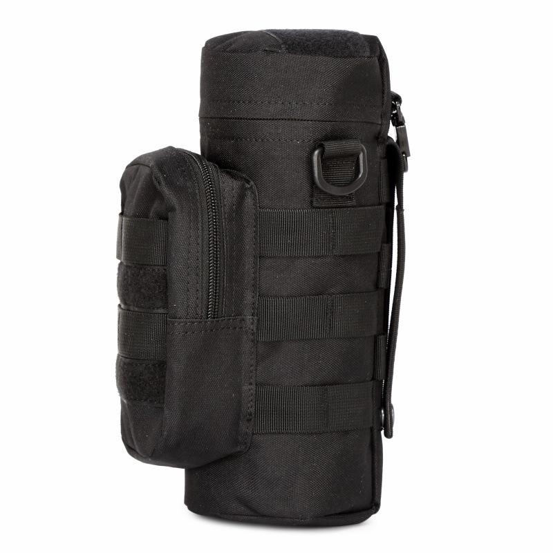 Tactical Multifunctional Water Bottle Pouch with Molle System - Outdoor Military Waist-Mounted Bag
