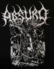 T-shirt Noir Absurd Band Live On Stgae Coton Unisexe T-shirt Unisexe Absurd
