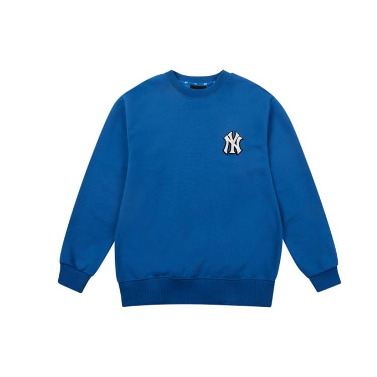 

New MLB Base Logo Sweatshirts Unisex Blue 31MT08111-50U S