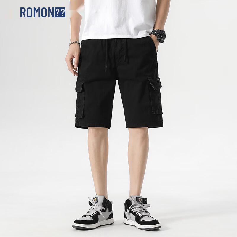 Romon Men s Versatile Cotton Casual Pants 34
