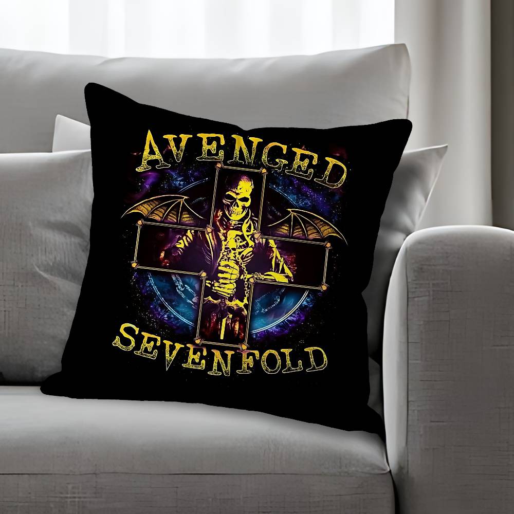 A-Avenged S-Sevenfold Various Sizes Square Pillow Case For Car Home Bedchamber Decor Custom Valentine gift