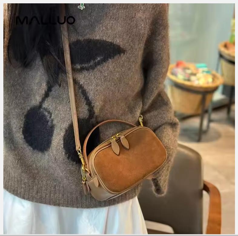 Woman Cowhide Genuine Leather Shoulder Bag Ladies High Quality Leather Handbag Female Fashion Luxury Design Crossbody Bag Women