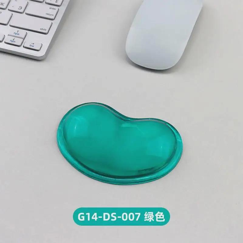 Silicone Mouse Pad Ergonomic Love Heart Mouse Wrist for Pain Relief Non-slip Support Silicone Computer Mouse Keyboard for Pc