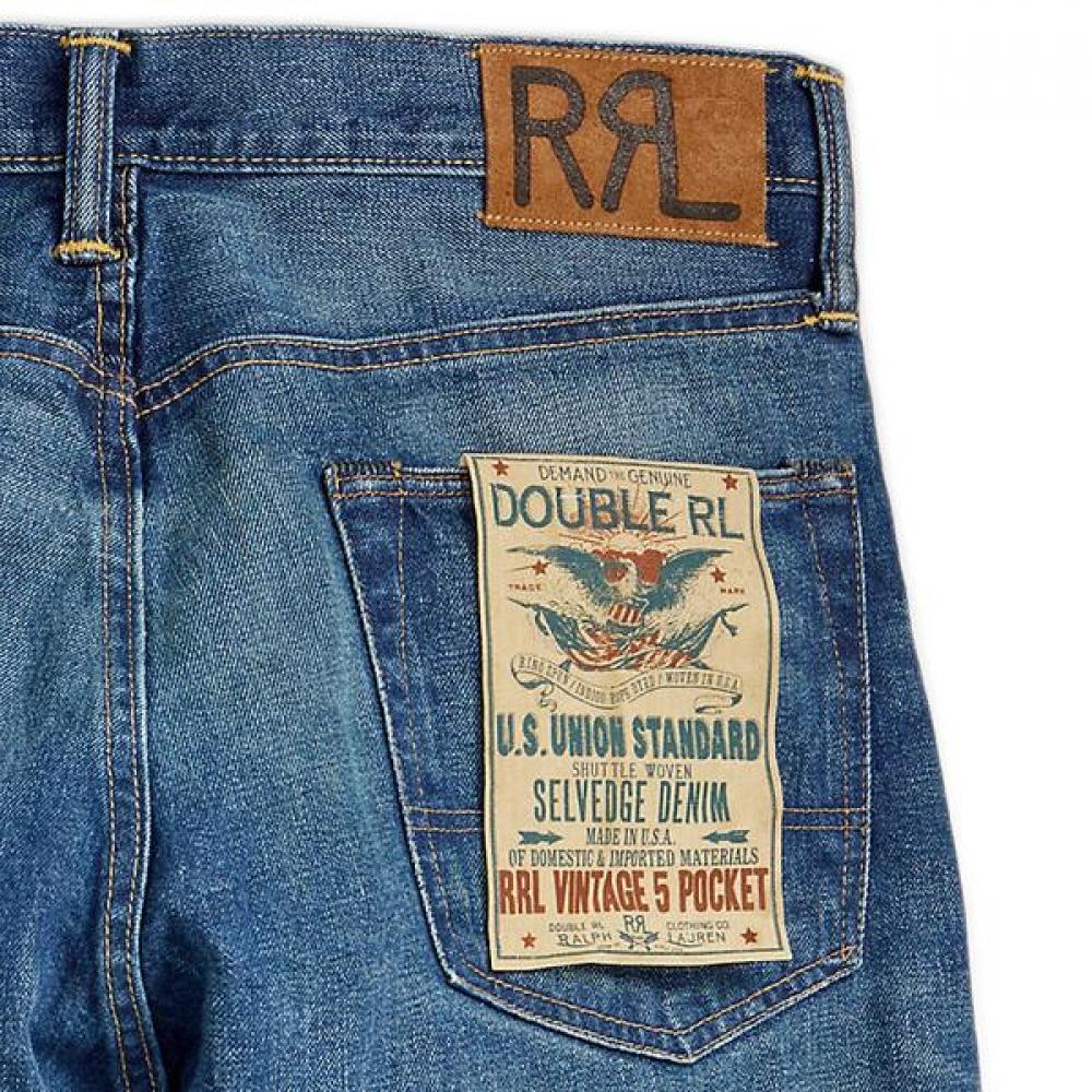 Rrl Vintage Five Pocket Fit Jeans Mnrrdnm10920022400