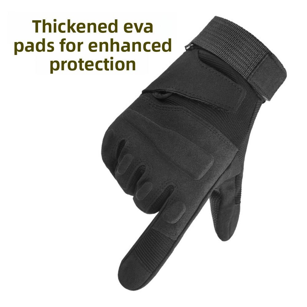 Wear-Resistant Motorcycle Gloves Anti-Slip Full Finger Gloves Retro Mountaineering Gloves  Sports