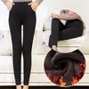 Plus Fleece Leggings für Damen im mittleren und älteren Alter, Herbst und Winter, hohe Taille, Plus Fleece-Mutterhose, warme Hose in Übergröße