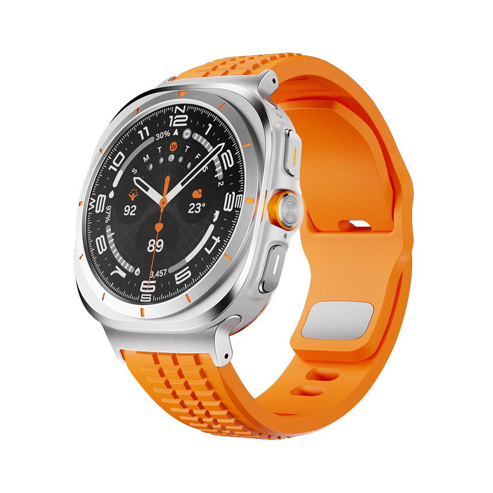 Sport Silicone Strap for Samsung Galaxy Watch Ultra 2025 Bracelet Men Wrist Band for Samsung Galaxy Watch Ultra 47mm 2024 Correa