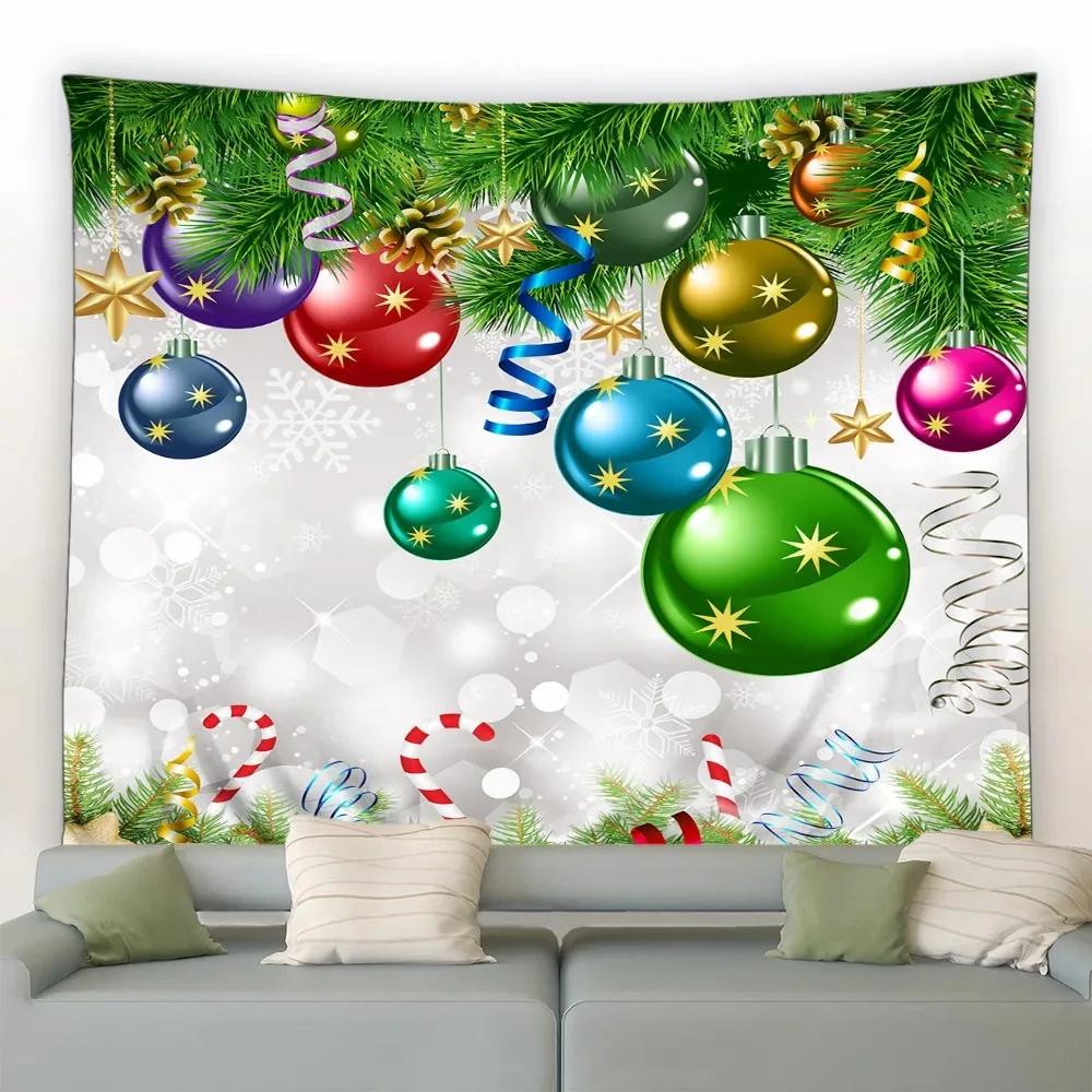 Рождественский снеговик Рождественская елка Гобелен Спальня Гостиная Дом Рождественские — фото 4