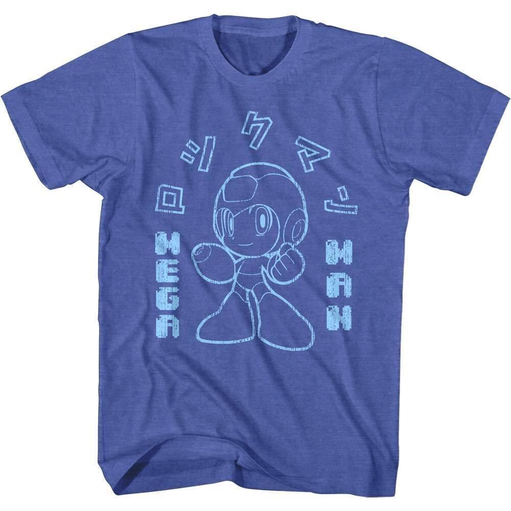 MegaMan Japanese Chibi Men T Shirt S