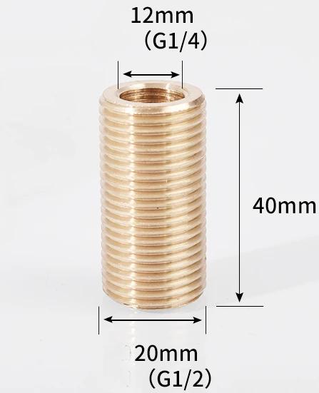 1/8" 1/4" 3/8" 1/2" 3/4" Gwint zewnętrzny BSP Pełny gwint Przedłużana złączka mosiężna do przepustnicy zbiornika wody Złączka przyłączeniowa Dom Ogród
