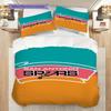 San Antonio Spurs Passion Court Bedding(1 * duvet cover + 2 * pillowcase, without core)Bedding set Duvet cover and pillowcase Christmas birthday gift