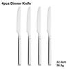 4/6/16/24 Pieces Cutlery Set Stainless Steel Thin Tableware Mirror Elegant Knife Fork Spoon Western Dinner Set Sliverware