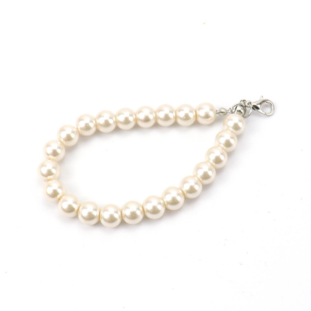 Diy Imitation Pearl Short Url Bag Hairball Mobile Phone Case Keychain And Other Accessories Pendant G66