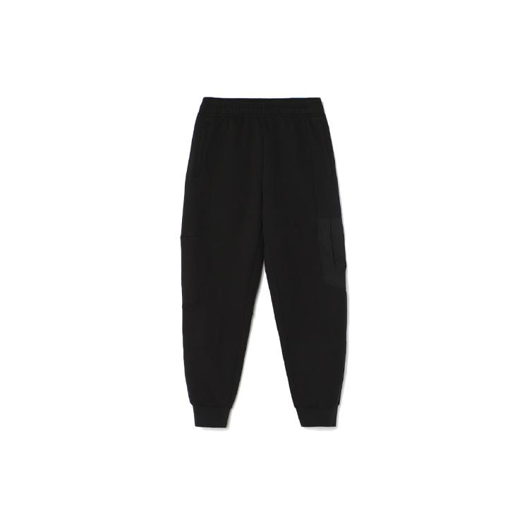 Мужские трикотажные спортивные штаны Li Ning BADFIVE Черные Умеренно манжетные AKLR399-2 M