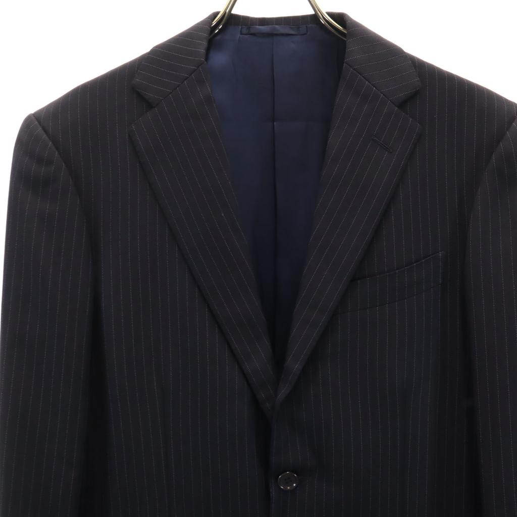 BEAMS F Made in Japan Gestreifter Anzug Set 93 Marineblau Herren Gebraucht