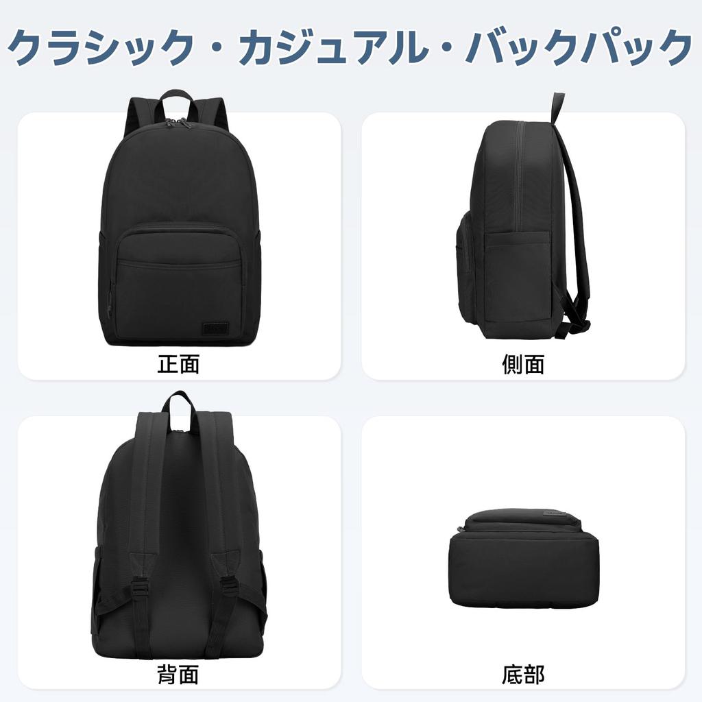 VASCHY Backpack for Large Perfect for and Outdoor High School Students and Black School, Lightweight, Capacity, Stylish, Waterproof, Commuting,