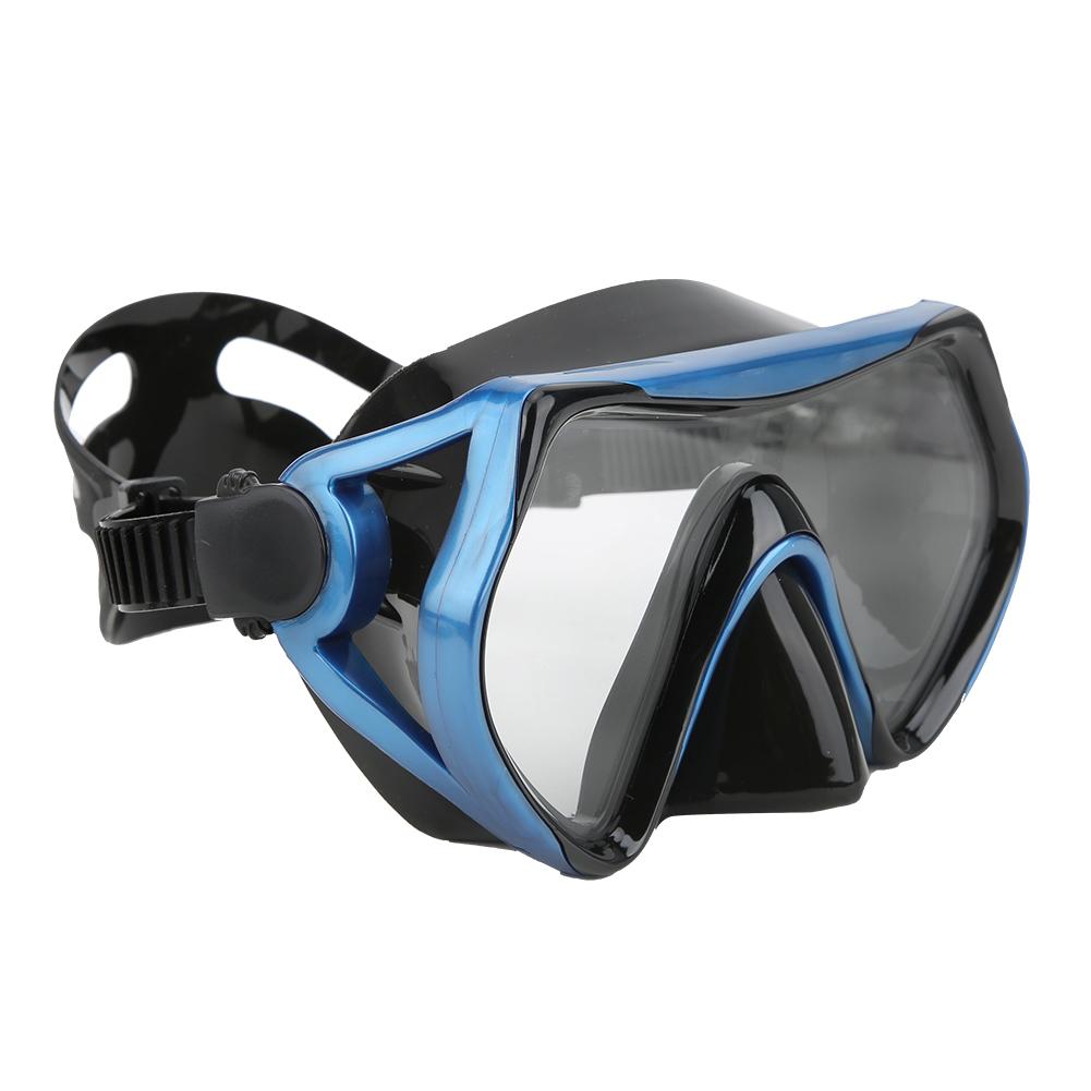 Silicone Adults Snorkeling Goggles Toughened Glass Large View Swimming Glasses Diving Equipment