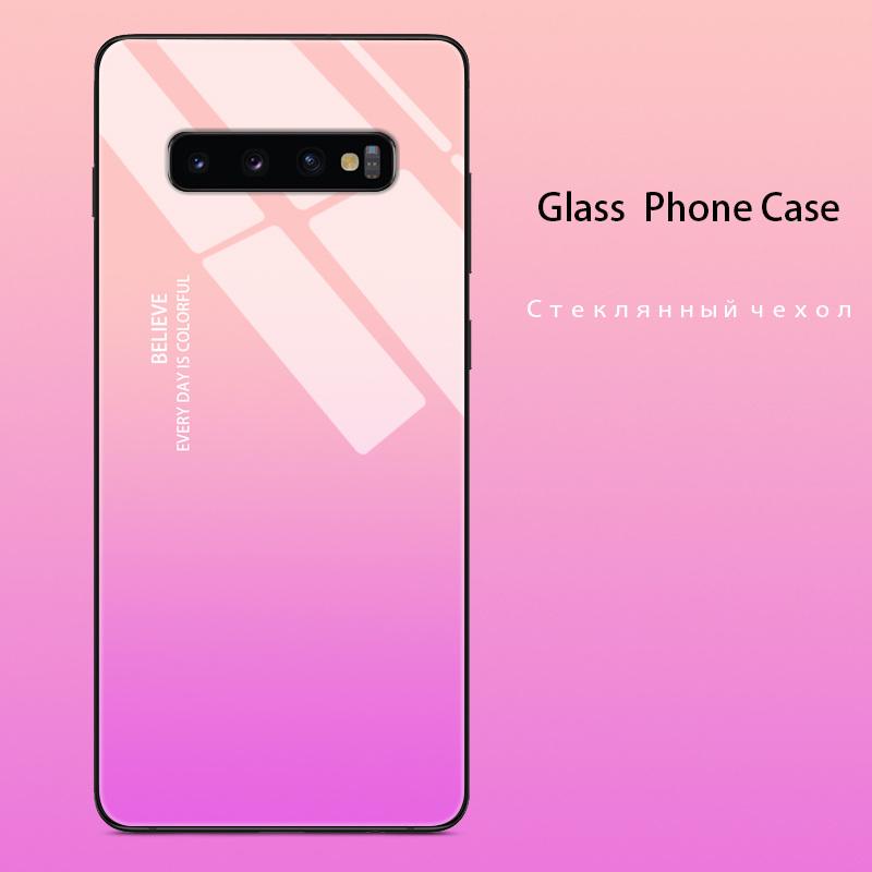 Pro Samsung S10 5G Pouzdro Kryt Tvrzené Sklo Pouzdra pro Samsung Galaxy S10e S10 S8 S9 Plus S20 FE Ultra S7 EDGE Pevný Zadní Nárazník
