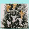 Creative Christmas Gold Silver Angel Ornament Cute Small Angel Doll Decorative Pendant
