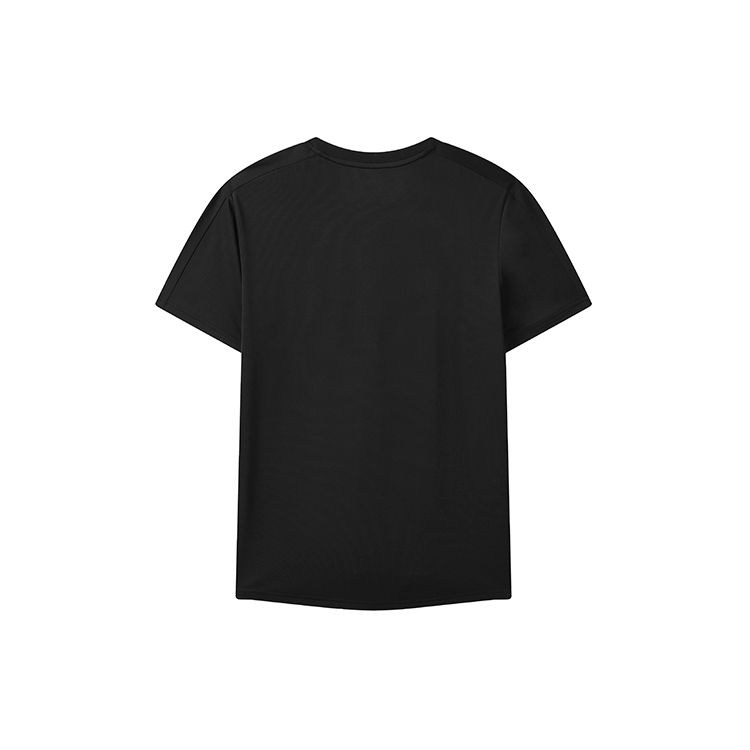 FILA Athletics Logo Print Pullover Round Neck Short Sleeve T-Shirt Men tops Deep-Black A11M121106F-BK