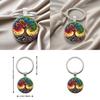 Life Tree Glass Keyring Accessory With Bright Colors For Party Favors And Commemorations