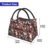 Classic TV Show Central Perk Friends Insulated Lunch Bag Women Reusable Thermal Oxford Bento Tote Bags for Work Travel Picnic