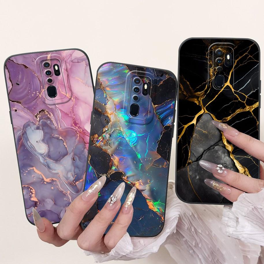 Case For OPPO A9 2020 Cover A5 2020 Coque CPH1937 CPH1959 Capa Fashion Flower Painted Shockproof Bumper For OPPO A11 A11X Fundas