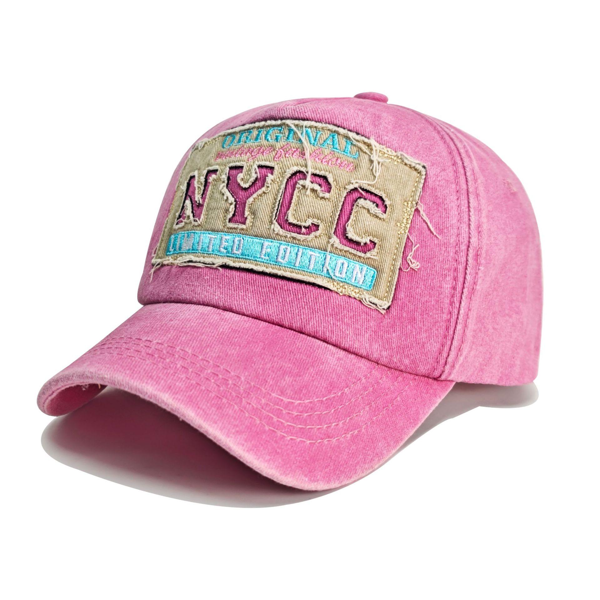 JYL TS DIY Хлопковая Бейсболка Повседневная Шляпа для Защиты от Солнца Хлопок pink_ темно-малинового