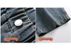 Girls' Retro Blue High-Waist Wide-Leg Pants - Spring & Autumn Versatile Loose Fit