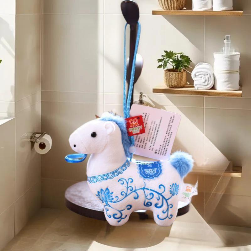 Sweet Vintage Pony Stuffed Keychain, Cartoon Bag Pendant, Perfect Couple Token