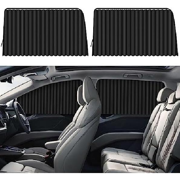ZATOOTO Suede Car Window Shades 4PCS - Car Window Covers For Ultimate Privacy, UV Protection, And Heat Ulation, Sun Shade Perfect For Camping,