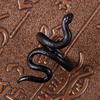 Python Ring Jewelry Exaggerated Snake-shaped Ring Opening Adjustable Punk Style Ring Hand Jewelry