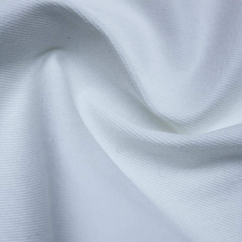 Pure 100% Cotton Sateen Twill Fabric for Hotel Bed Sheet Solid Stretch Twill Pant Skirt