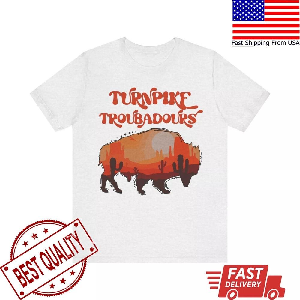 Vtg Turnpike Troubadours Band Heavy Cotton White Unisex All Size Shirt LI1624 Unisex T-Shirt XXXL