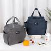 Large Capacity Cooler Lunch Bag Waterproof Oxford Portable Zipper Thermal Lunch Bags Insulated Food Bag Camping Picnic Case