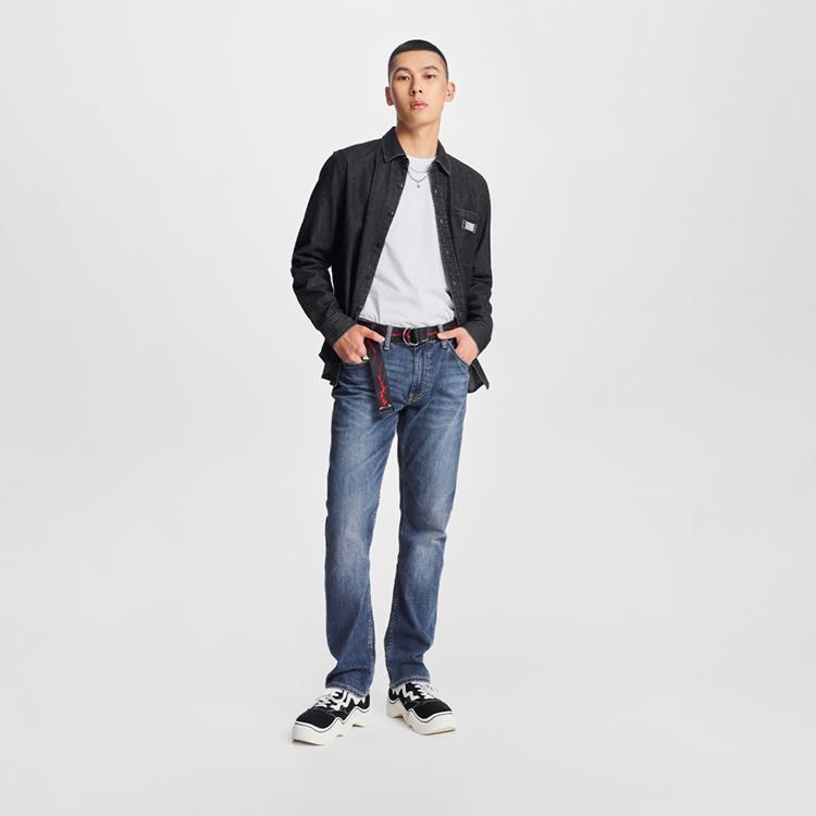 Lee FW24 Jeans Men's Medium Dark Blue LMB1007263QJ00FA06846