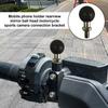 Clamp Mount Base Ball Clamp Mount Base Motorcycle Handlebar For Handlebar 360-Degree Rotation Heavy Duty Tool For Sport Camera