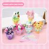 Keeppley Sanrio Building Blocks Ice Cream Cone Hello Kitty Kuromi Pochacco Cinnamoroll Bricks Model Mini Brick Figure Kid Toys