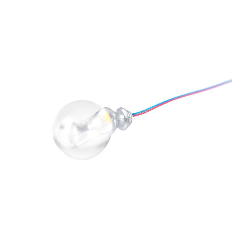 Warmweißes Modell Straßenleuchte 1:87 Maßstab Modell Miniatur Wandlaternen LED Deckenleuchten Beleuchtung Puppenhaus Dekoration