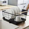 Iron Dish Rack Tools Non-Mildew Drain Basket For Kitchen