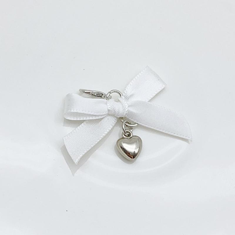 Pack of 4 Stylish Shoe Buckles Colorful Shoe Decorations Ribbon Shoes Pendant Footwear Pendant Heart Pendant for Shoe