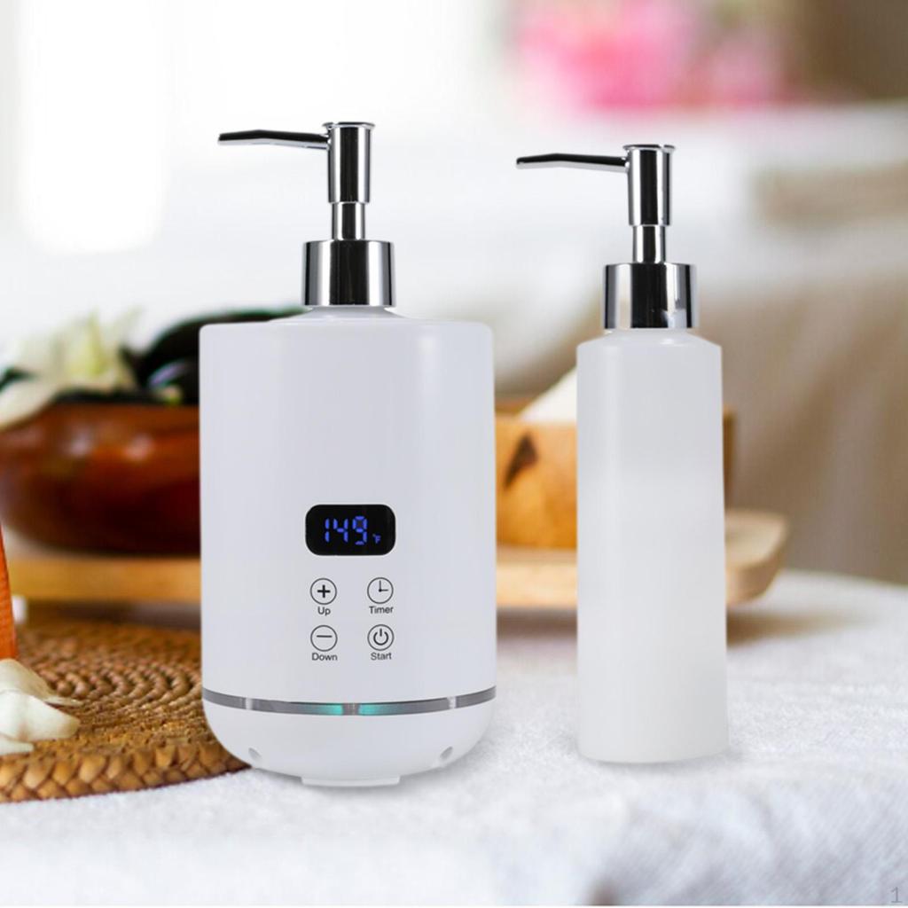 Massage Oil Warmer Digital Heater Birthday Gift Heated Lotion Cream Adjustable Temperature Barber