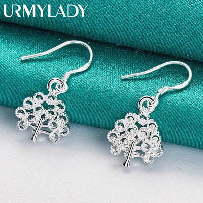 Orecchini Albero della Vita in Argento Sterling 925 URMYLADY per Donna Ciondolo Gioielli alla Moda per Festa di Matrimonio