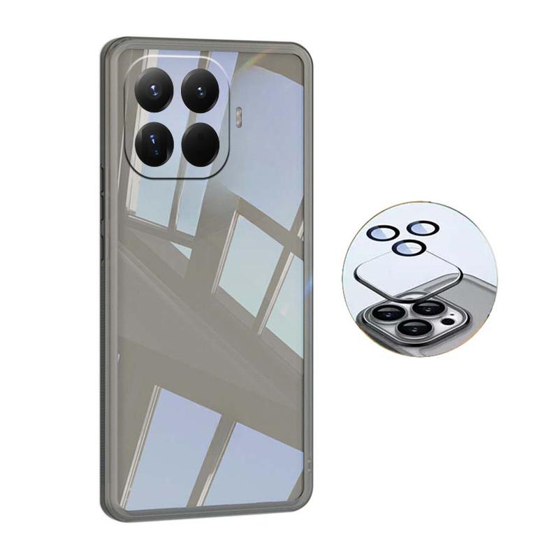 For Xiaomi 15T Pro Case Camera Protection Semi Transparent Soft Silicone Shockproof with Lens Protector Films for Xiaomi 15T Back Cover