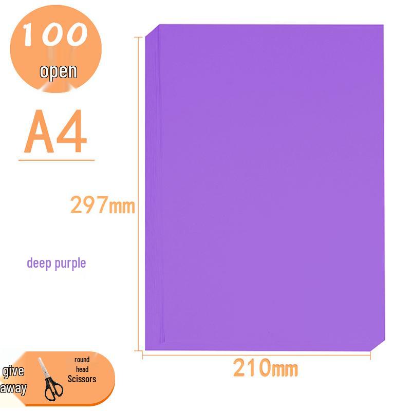 A4 Colored Handmade Origami Paper, 80gsm for Kindergarten & Primary Students