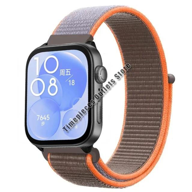 Nylon Loop Strap For Huawei Watch Fit 3 Sport Breathable Replacement Bracelet Wristband For Huawei Watch Fit 3 Belt Accessories