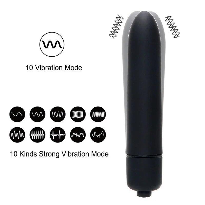 10 Speed Bullet Vibrator Waterproof Clitoris Stimulator Dildo Sex Machine Toys For Woman Adult Vagina Vibrating Panties Vibrator